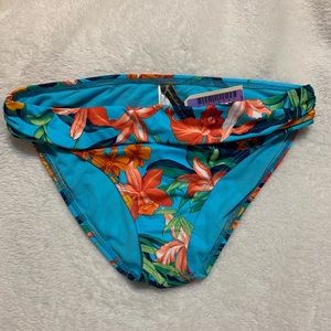 Tommy Bahama Bikini Bottoms turquoise small nwt